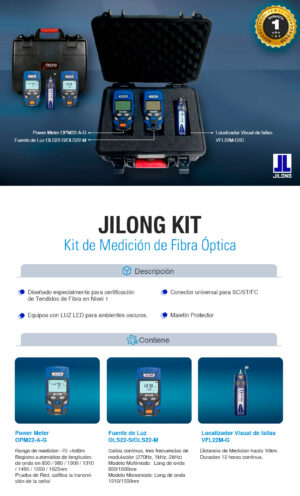 Kit de Medicion de Fibra Optica JILONG - Imagen 2